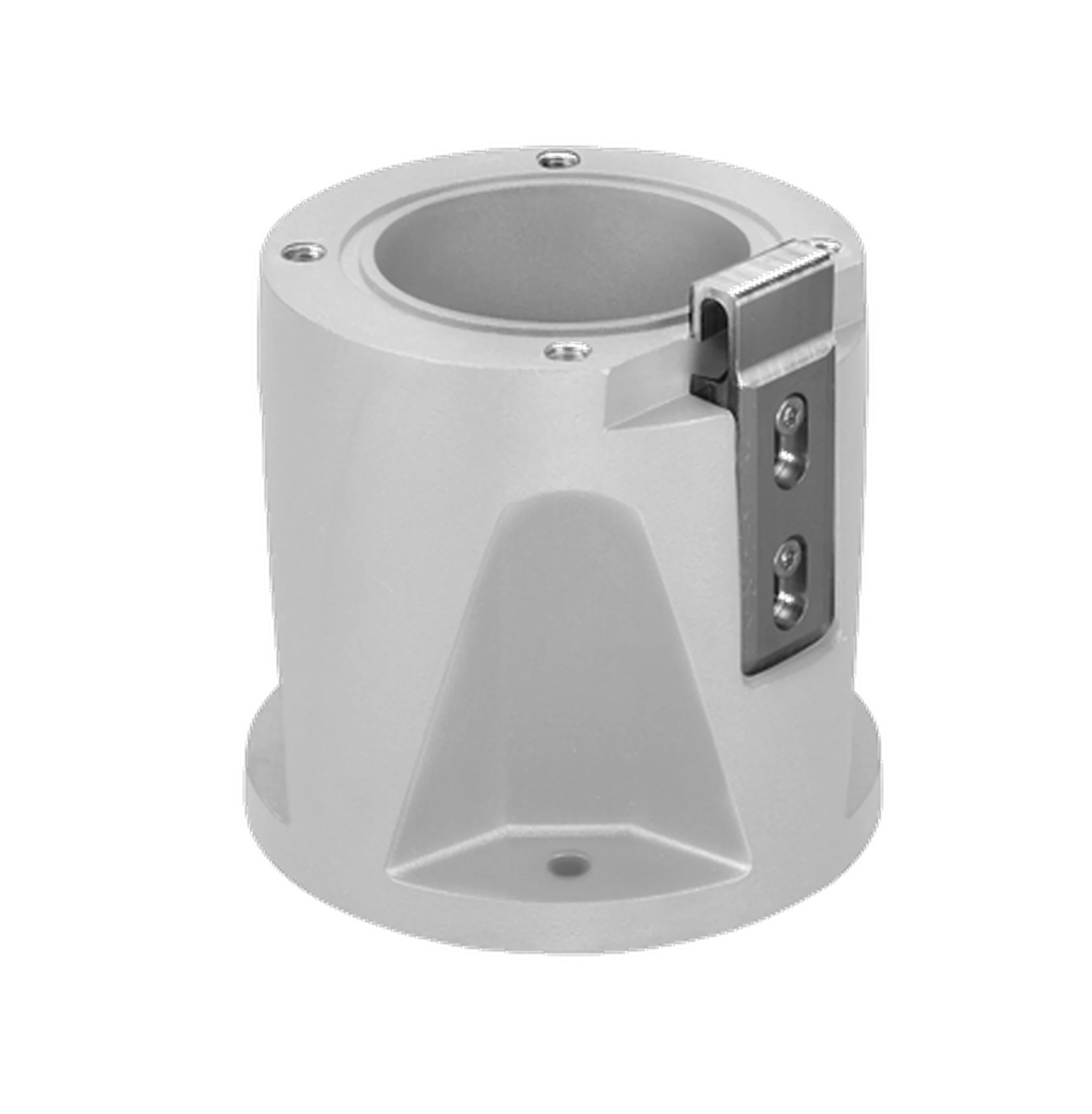 Deep conduit mount, two M25 holes, grey for MIC