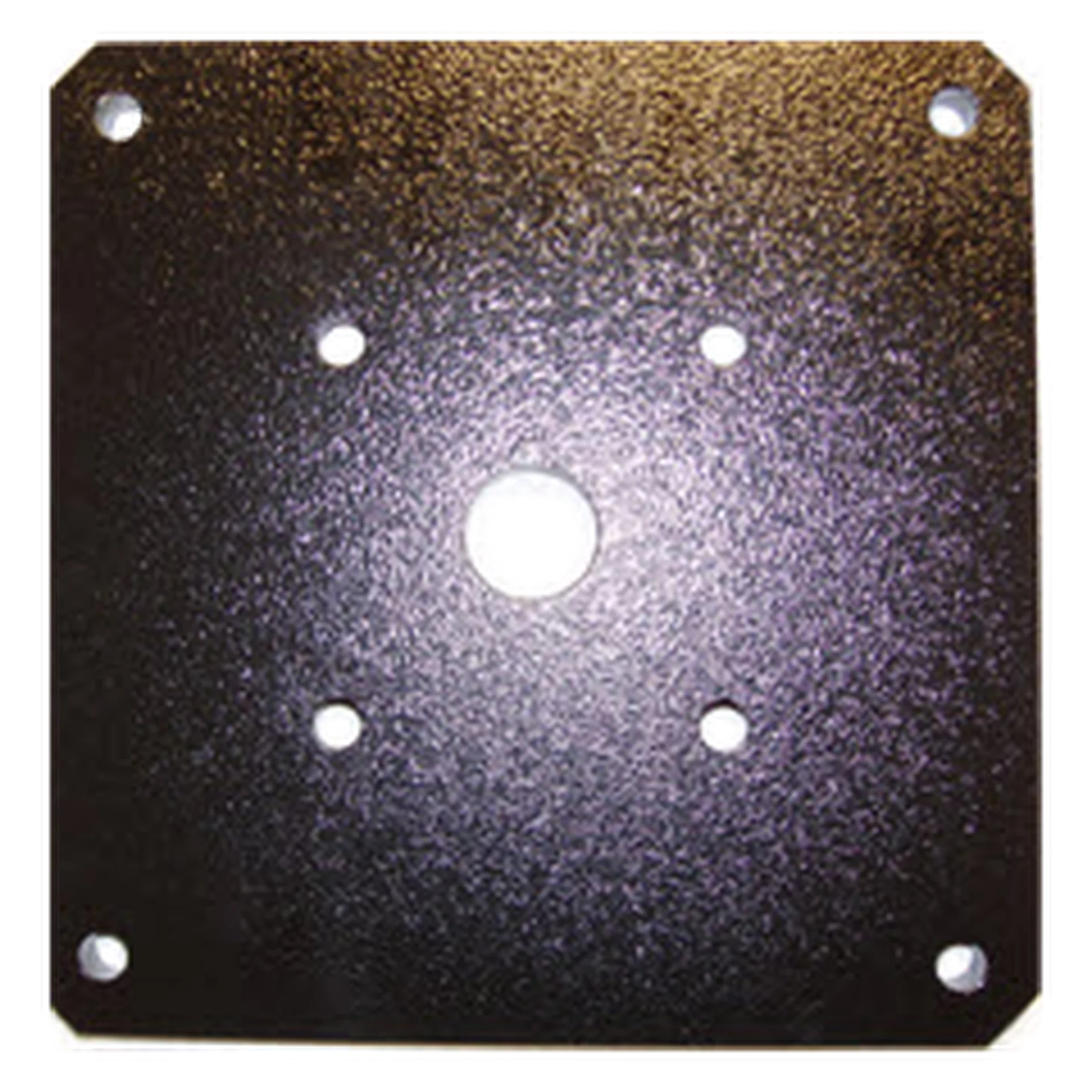 Wall mount spreader plate, black sand for MIC