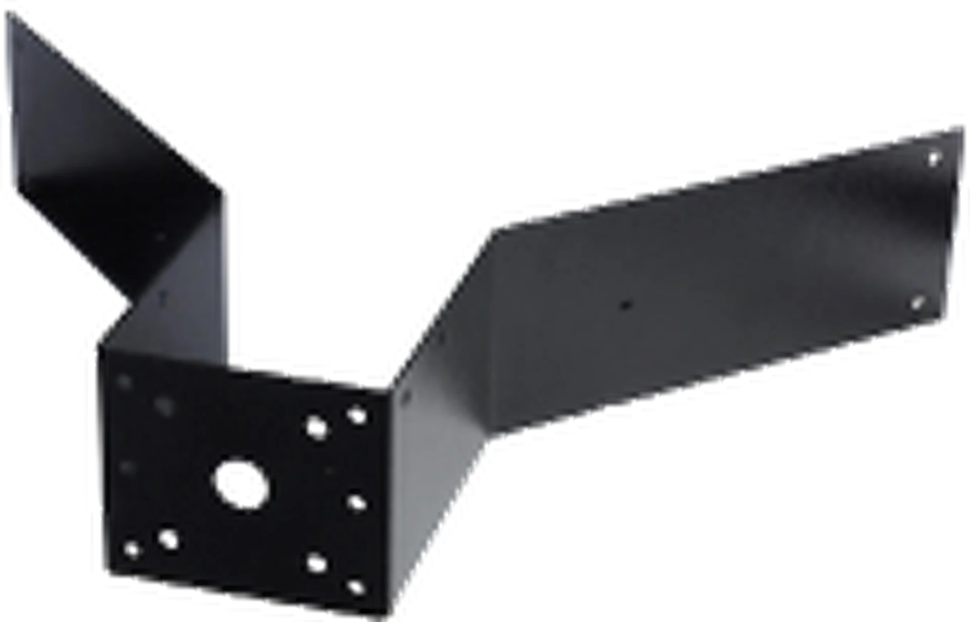 Corner mount bracket, black for MIC